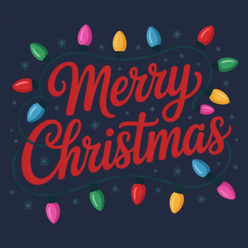 Merry Christmas Luminous String Lights