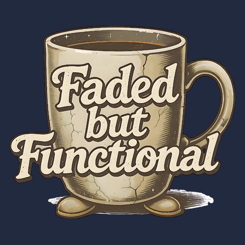 Faded but Functional - Kaffeetasse