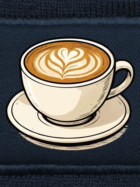 Kaffeeherz Latte Kunst