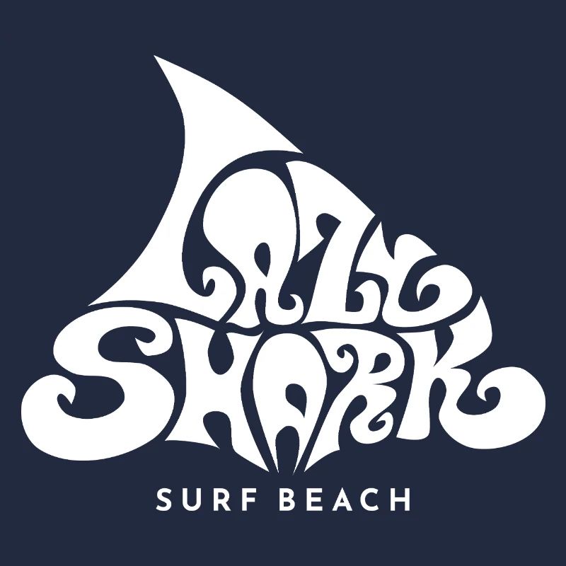 Hai Lazy Shark surf beach sixties beach maritime