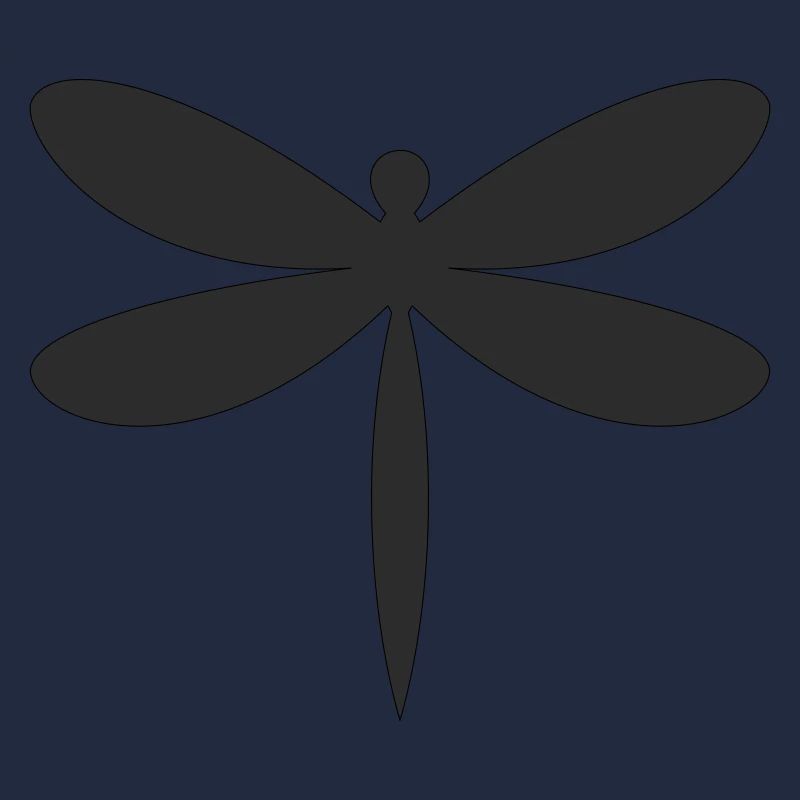 Libelle Silhouette 