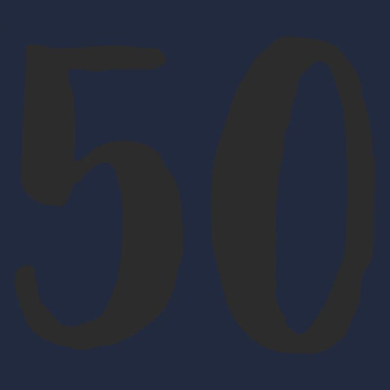 50e anniversaire Numéro Numéro Cadeau