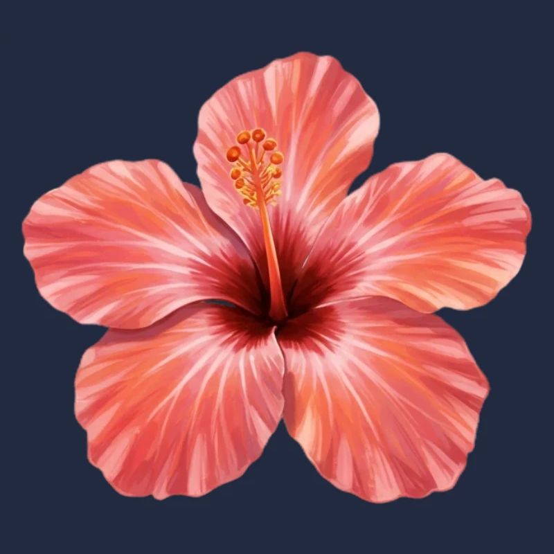 Rosa Hibiskus-Blütenspritzer