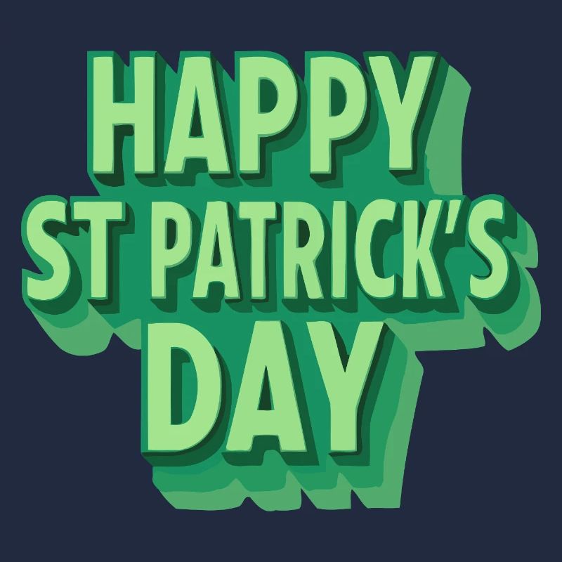 Joyeux Saint-Patrick Vert Pop Art