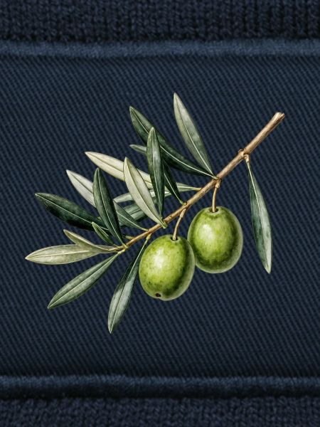Botanischer Olivenzweig