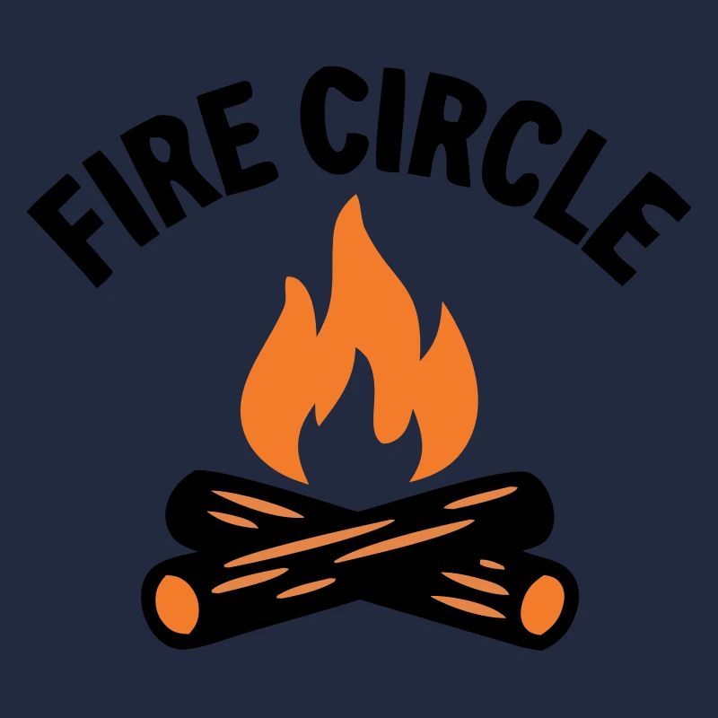 Campfire Fire Pit Camping Boy Scout