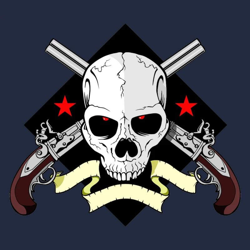 Skull mit Waffen