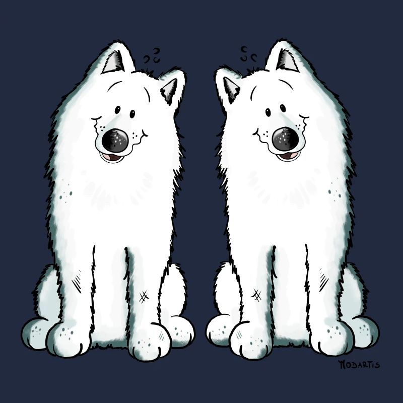 Samoyed Team - Samoyède