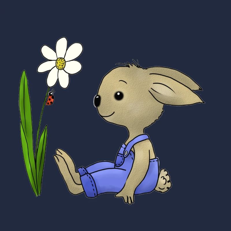 Rabbit and ladybug