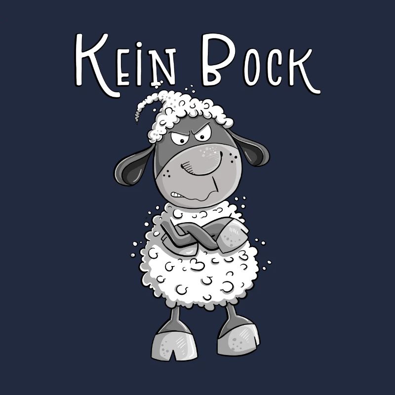 Kein Bock Schaf I Nein Statement Fun Sprüche