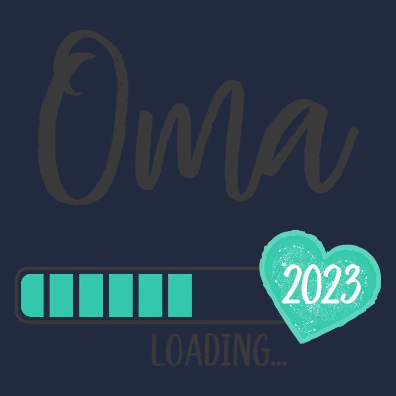Oma Loading 2023 Herz Junge Werdende Großmutter