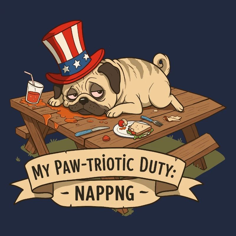 Mops Nickerchen