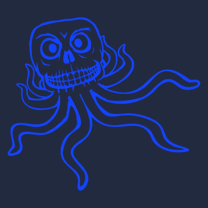 Octopus Alien Monster Horror Alien Grins