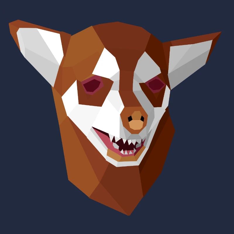 Geometrisch ängstlicher Chihuahua
