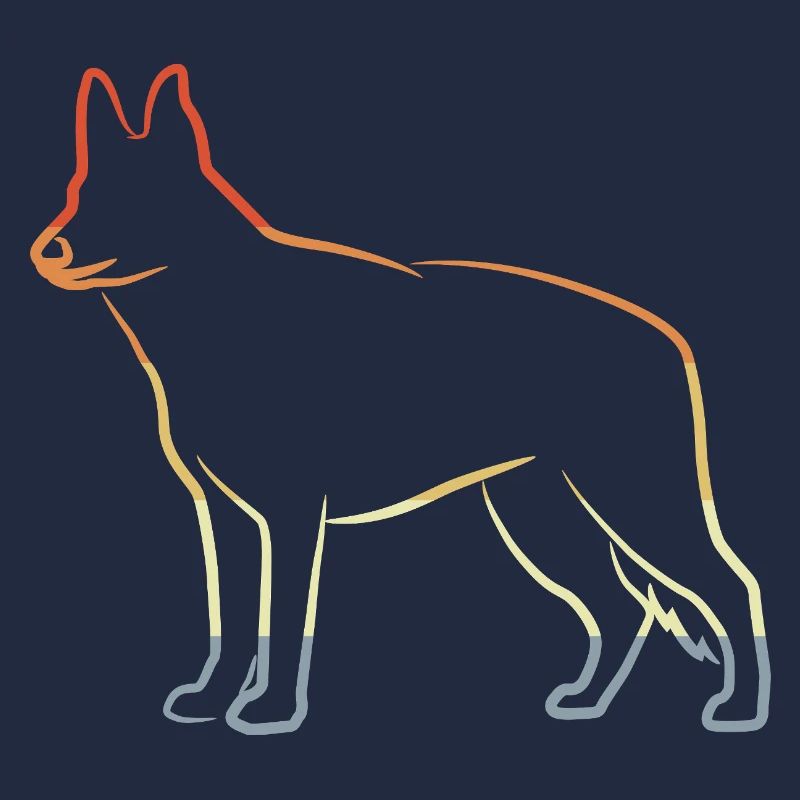 German Shepherd Drawing