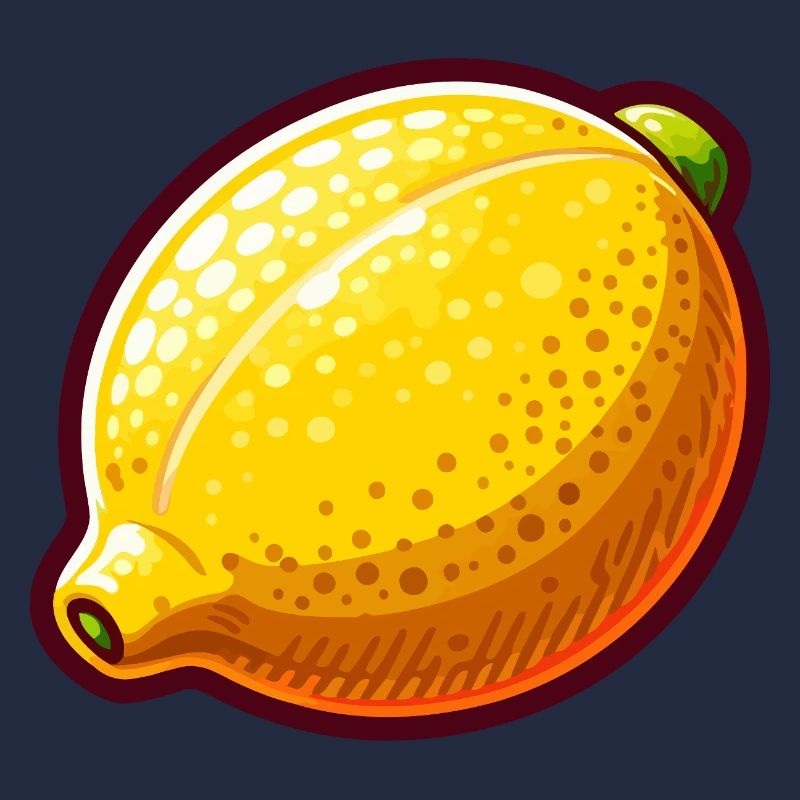 Lemon Pop Art Yellow