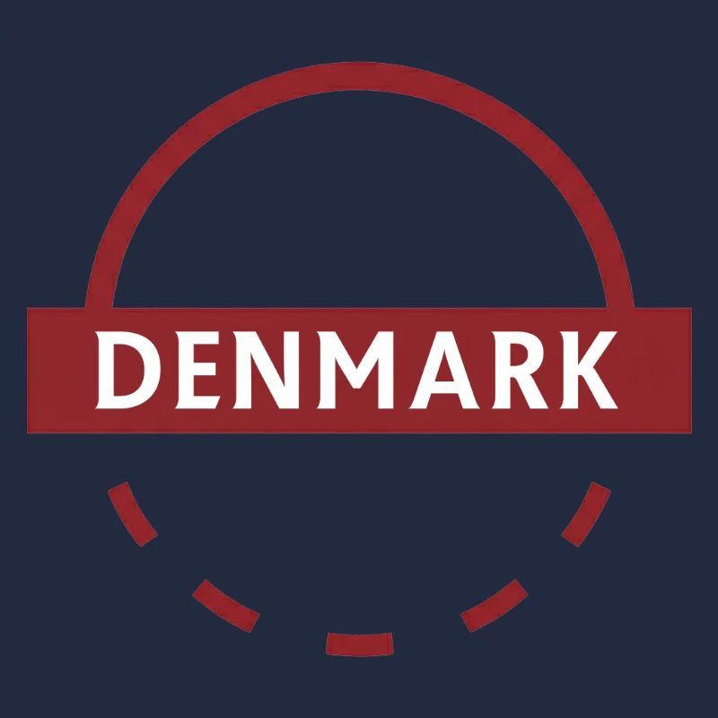 Danish Arc Emblem DENMARK Logo