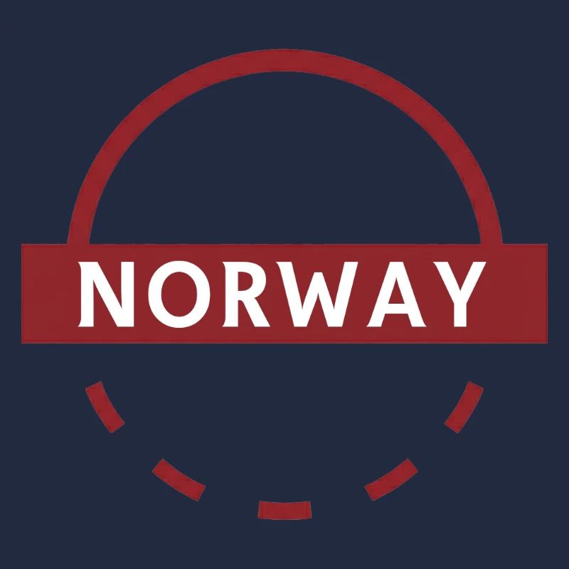 Norway Emblem Round Ring