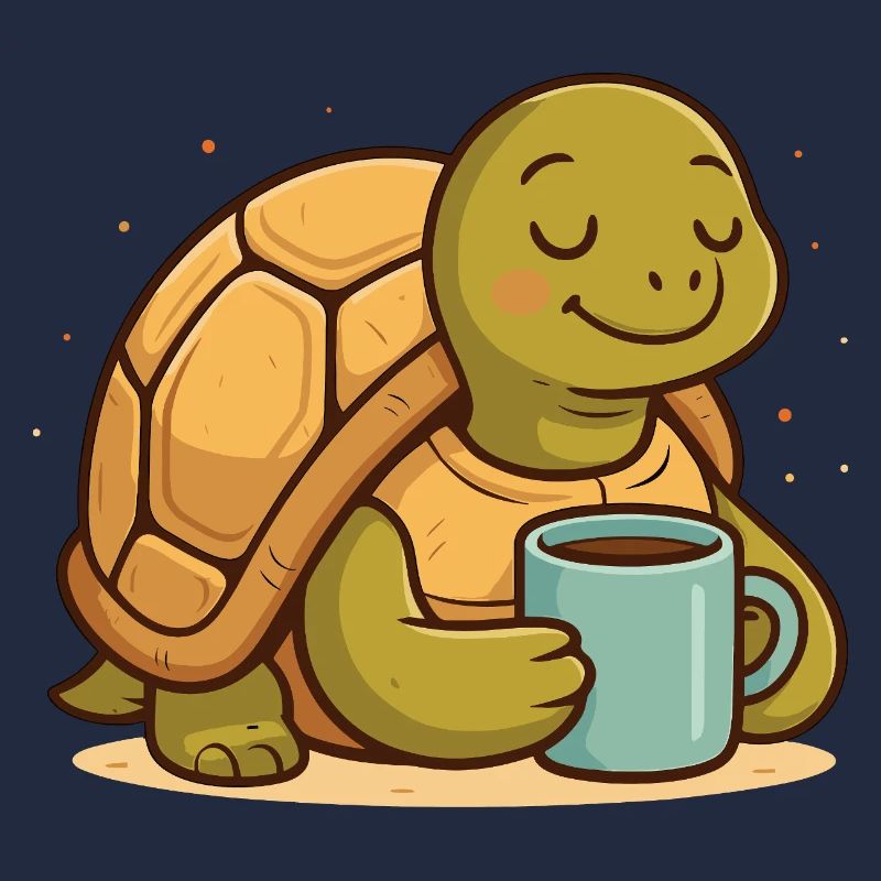 Kaffee-Turtel im Morgenlicht