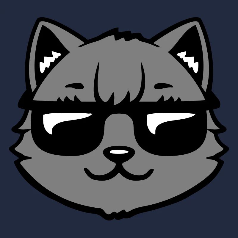 Cat Gray Sunglasses Cool Casual Style Look