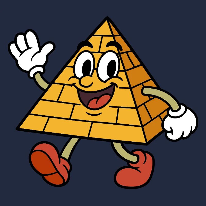 Sprechende verrückte Pyramide