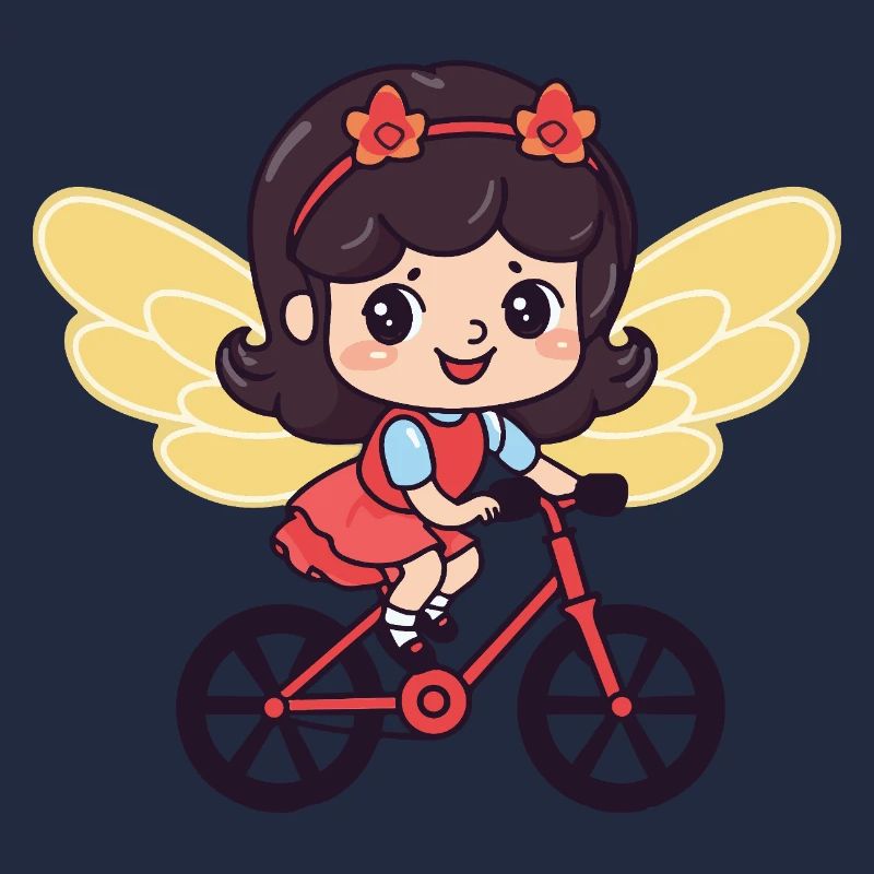 Fairy Cute Bicycle Comic