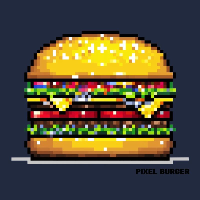 Pixel Hamburger