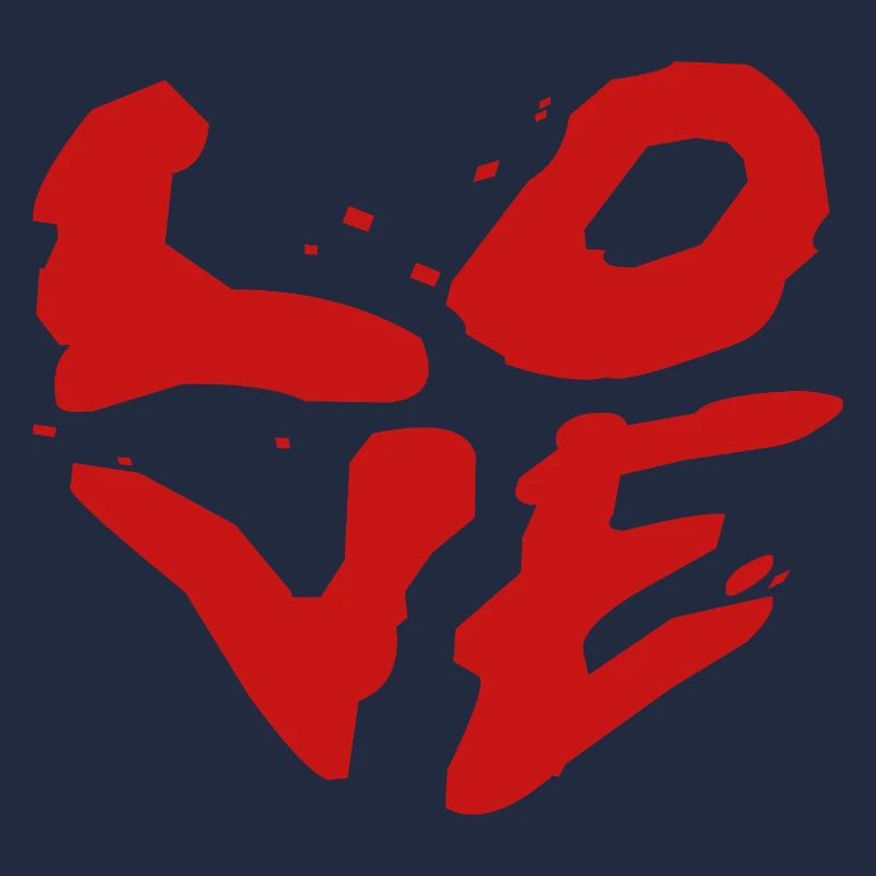 Liebe Pinselstil - Street Art