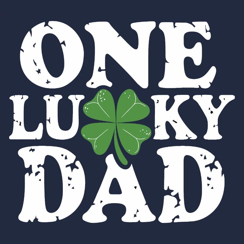 One Lucky Dad Kleeblatt