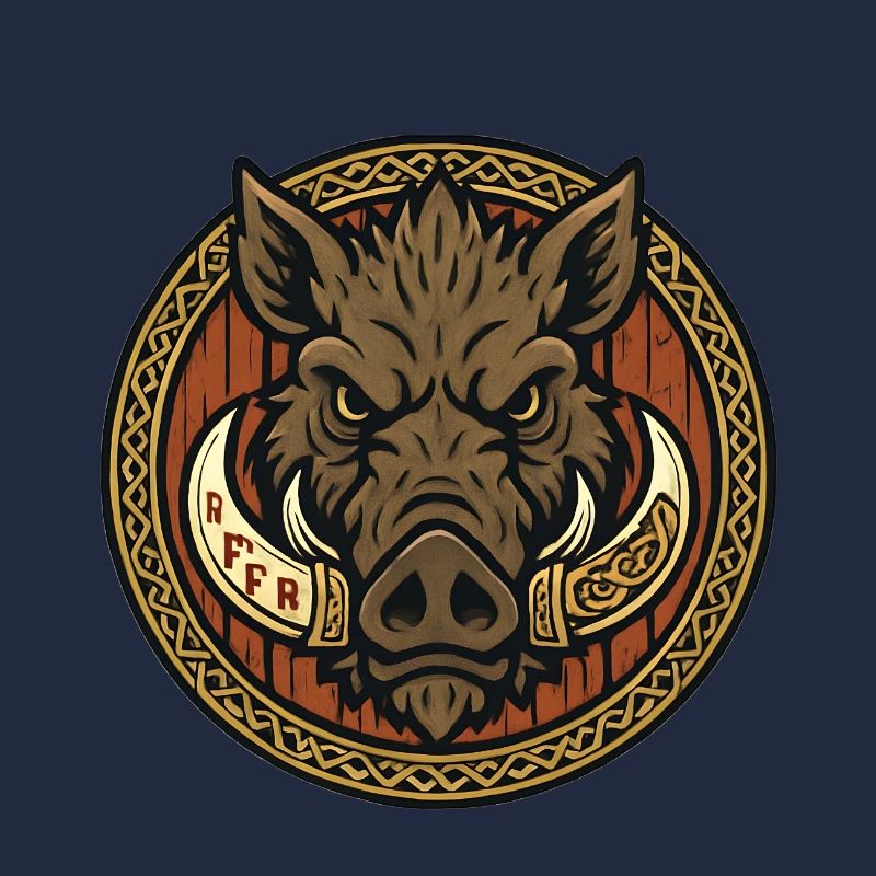 Wikinger Eberemblem