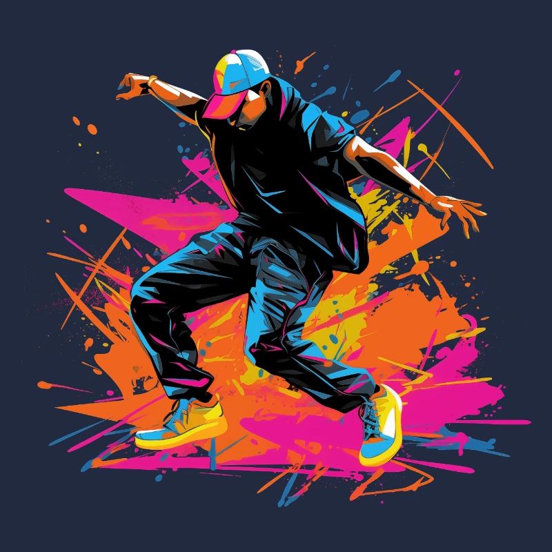 Synthwave rétro B Boy