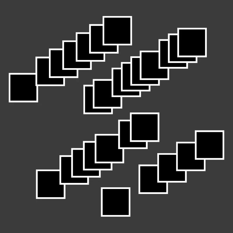Nested Squares Cascade