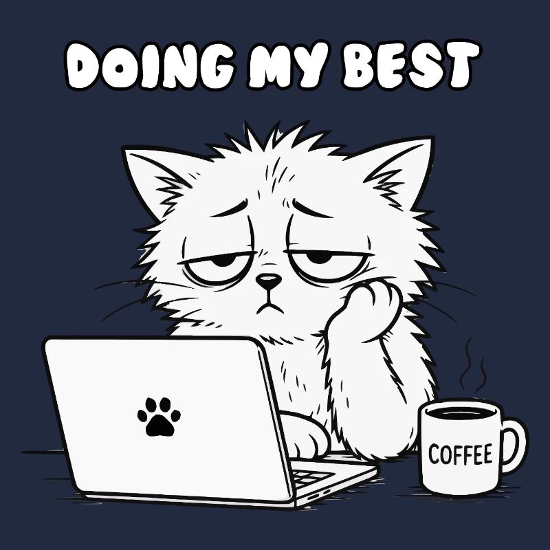 Feline Office Motivation