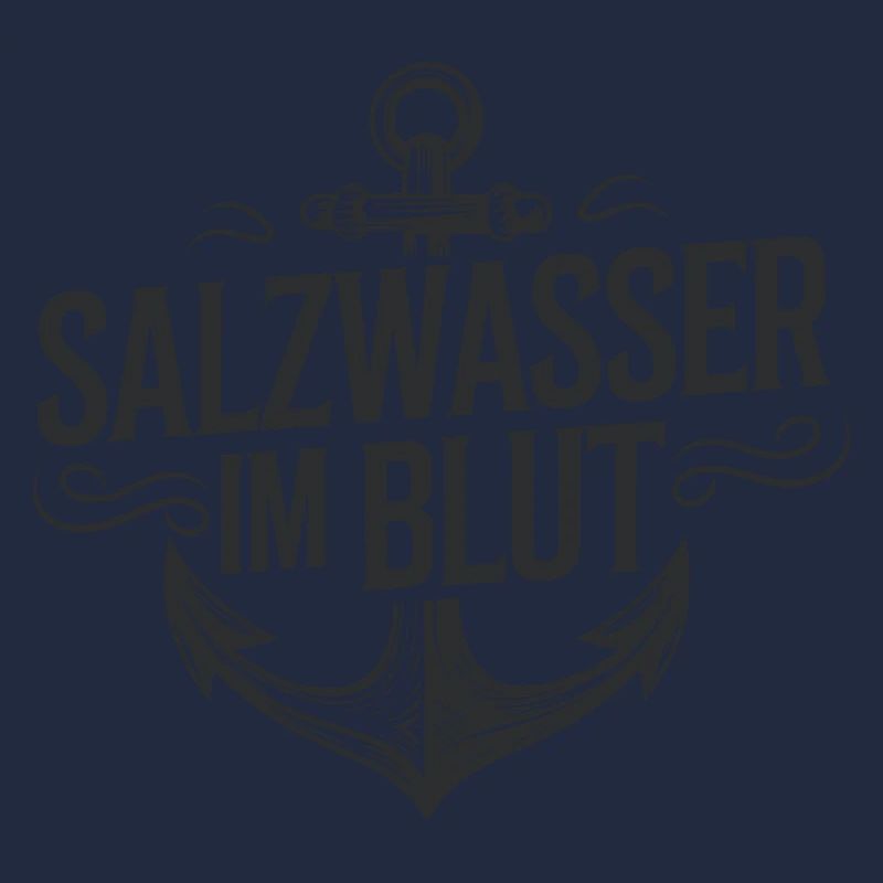Salzwasser im Blut: Anker-Logo