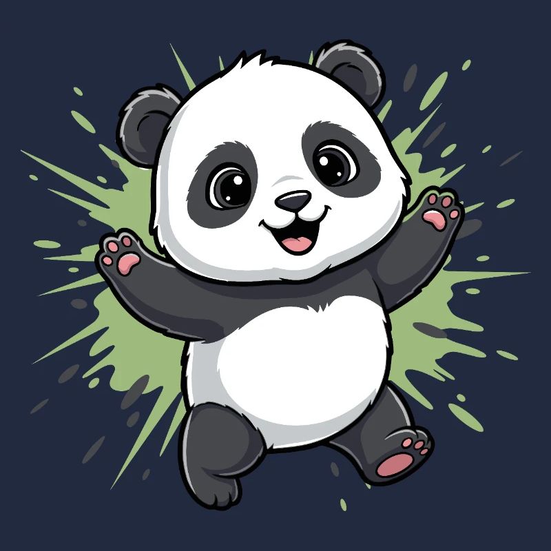 Cuddly Panda Spritz Background