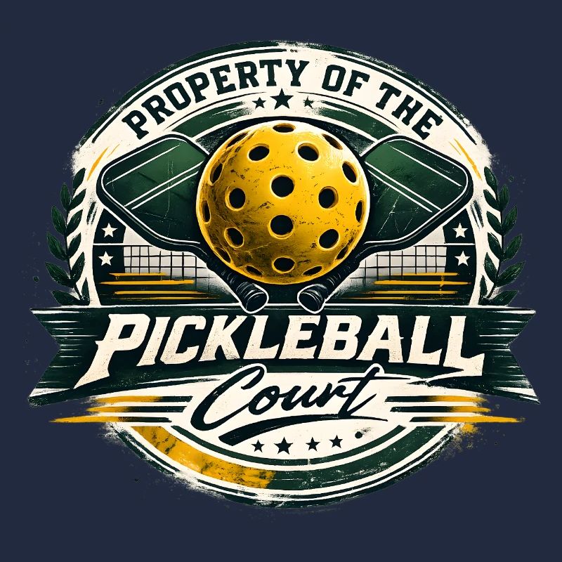 Emblème du terrain de pickleball