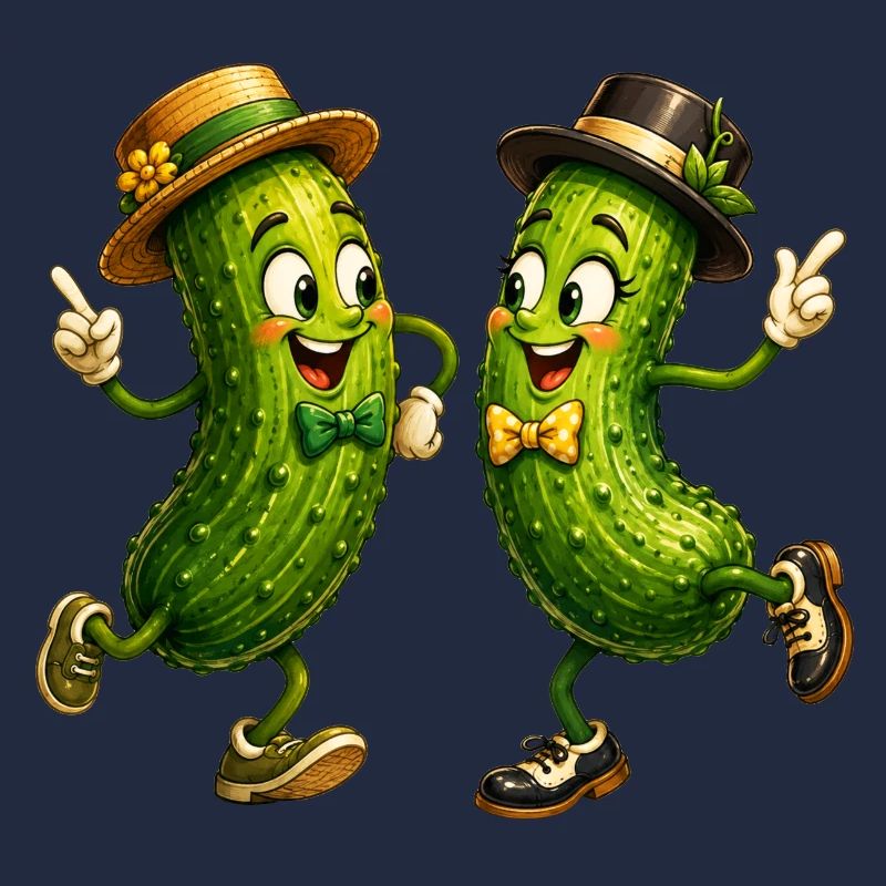 Dancing cucumbers