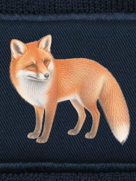 Illustriertes Fuchsblattpastell