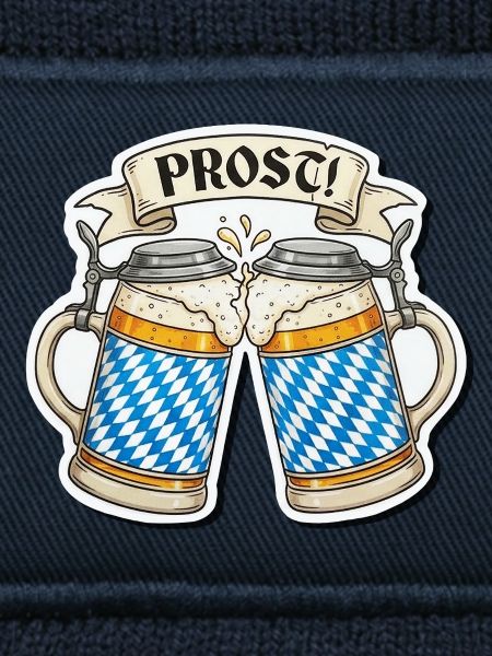 Prost! Bierkrüge Sticker Design