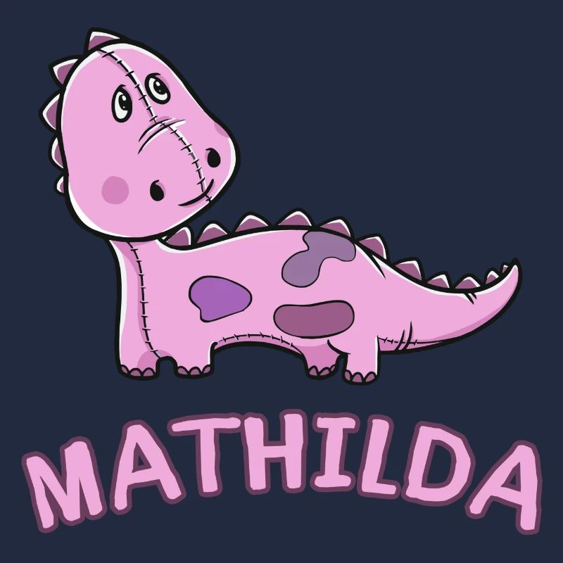 Dinosaur funny child Mathilda gift birth