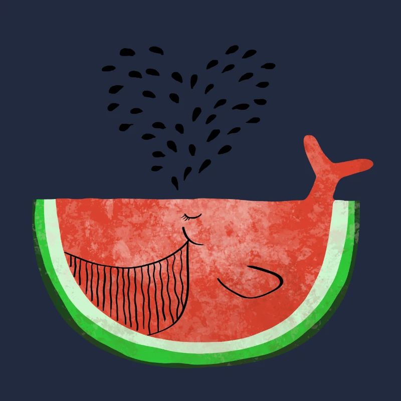 Pastèque Wal - melon Walvis - Fruit -Love