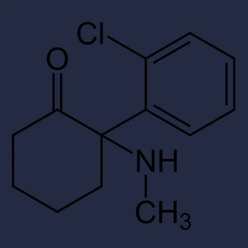 Formule structurelle de kétamine