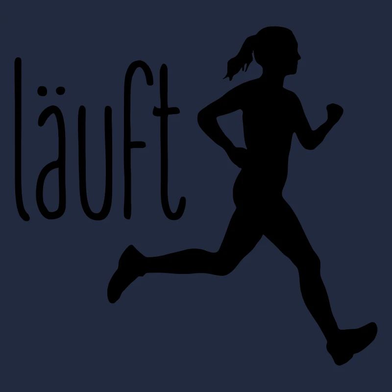 Jogging Frau läuft