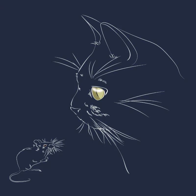 cat mouse eyes