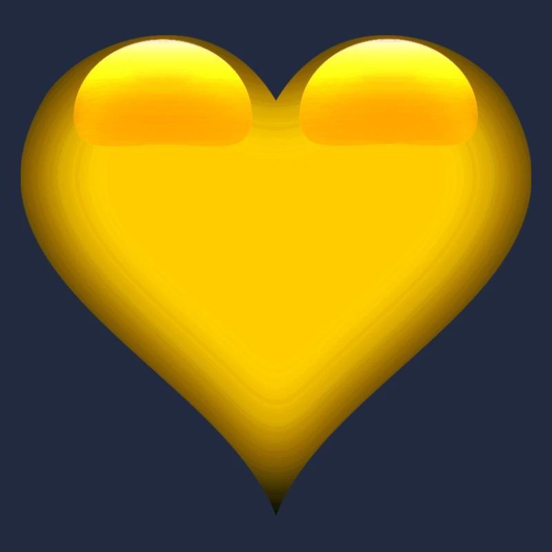 Goldenes Herz Emblem