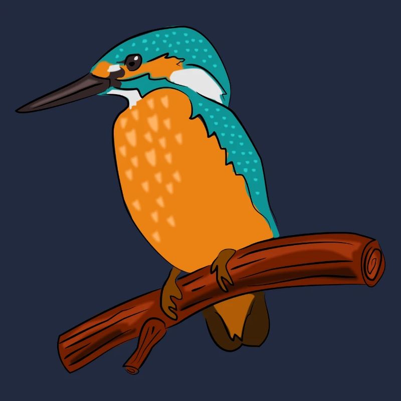 eisvogel vogel bunt