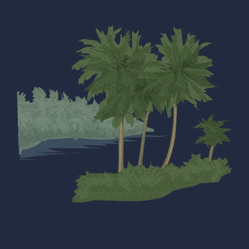 Palm Island with Structure Effect (mod.)