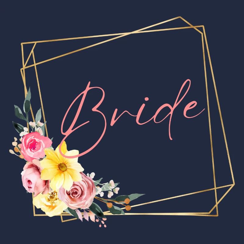 Équipe Bride! Fleurs, personnalisables