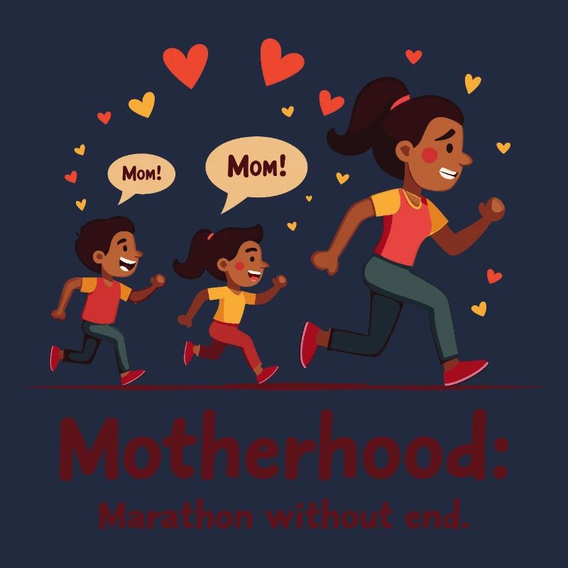 Being a mother: Marathon without end.
