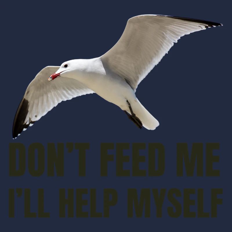 Möwe mit mutigem Statement